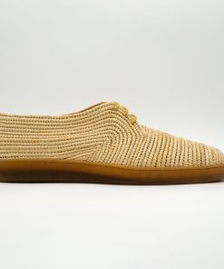 Natural Raffia men Shoes Hevea natural-Handcrafted in Morocco by artisans-100% vegan raffia fiber-Luxury shoes-Sneakers