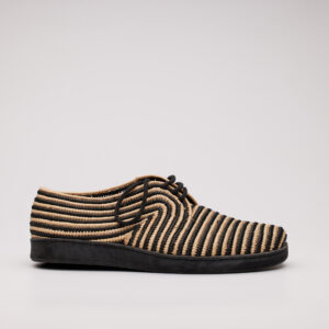 Raffia uomo Sneaker Hevea Charcoal bassa